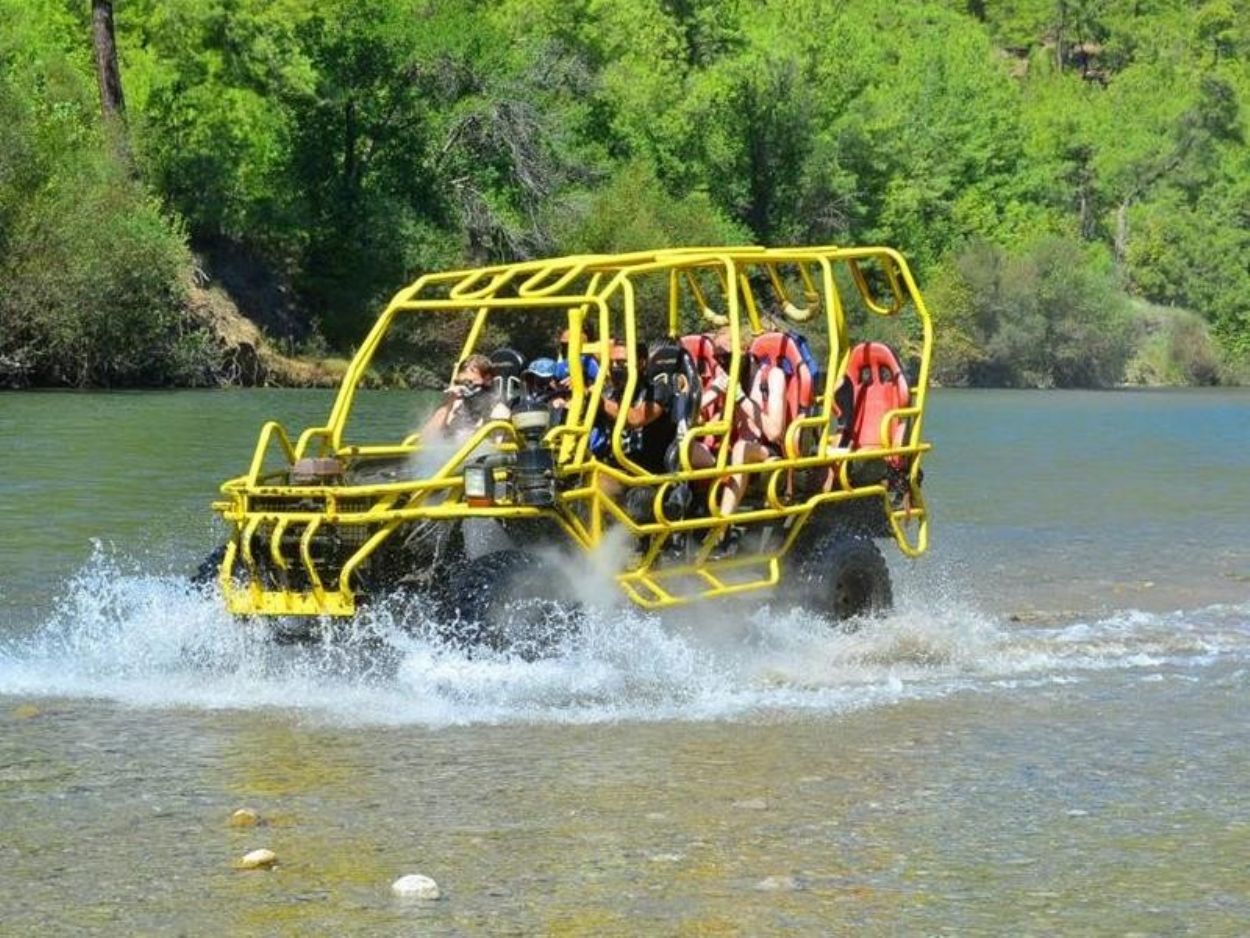 Antalya Monster Combo Tour With Monster Jeep, Rafting, & Zipline