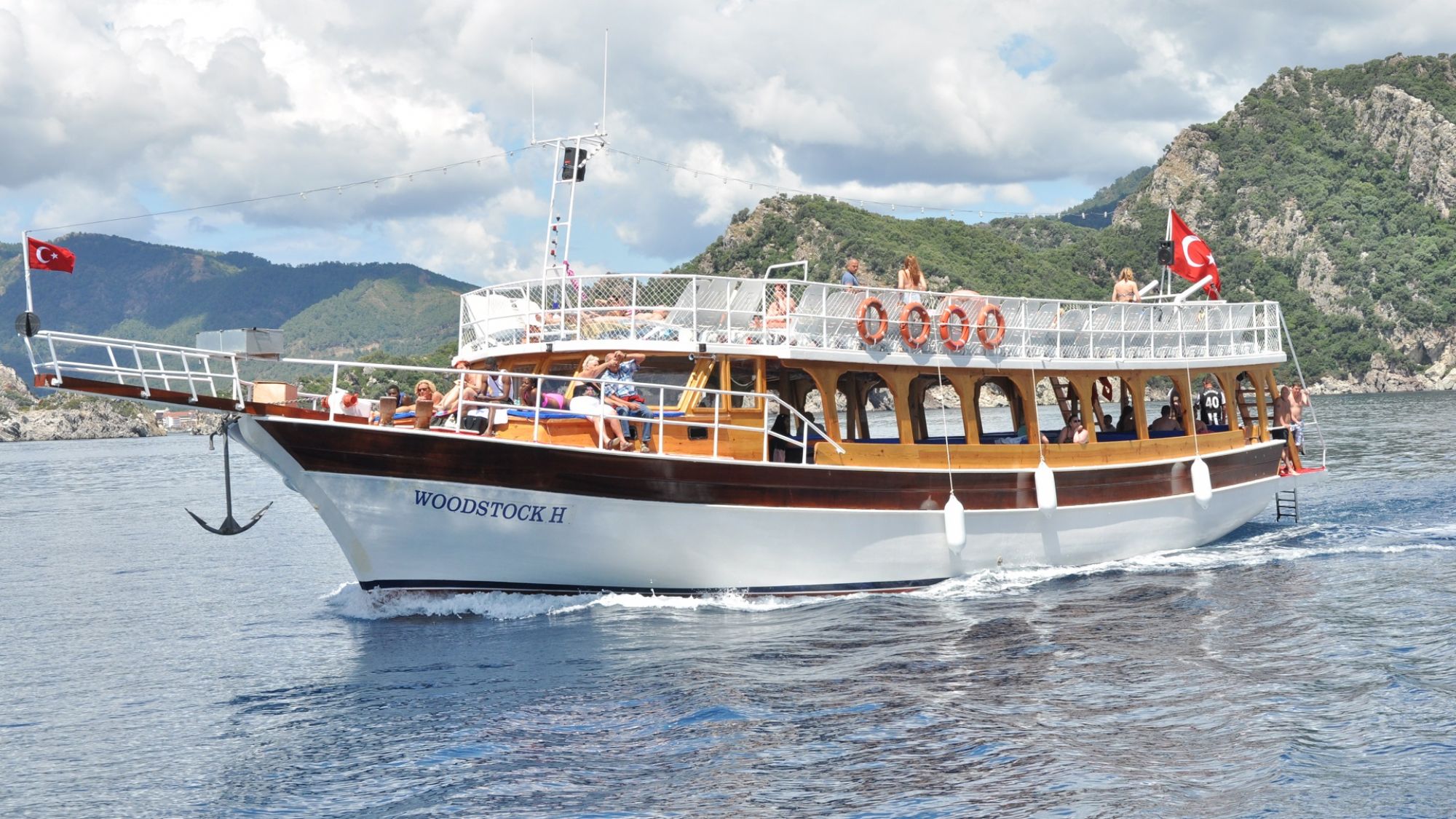 Barkas boat excursion leaflet (that is what the boat looks like) - Picture  of Cook's Club Adakoy, Marmaris - Adults Only - Tripadvisor