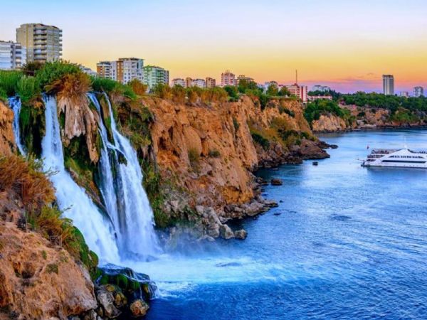 Antalya Waterfall Boat Trip (Lower Duden Falls) Lunch and Soft Drinks include