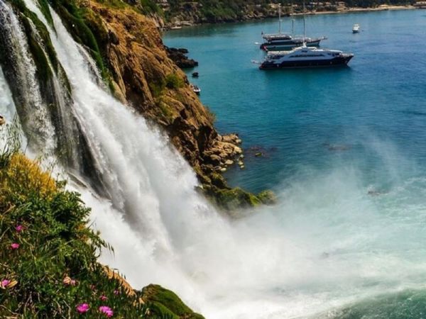 Antalya Waterfall Boat Trip (Lower Duden Falls) Lunch and Soft Drinks include