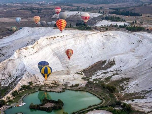 Marmaris Pamukkale Tour With Hot Air Balloon Flight